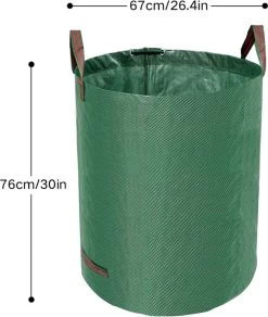 Tuin Afvalzakken - 2 Stuks - Opvouwbare Afvalzak - Tuin Afvalzak - Bladzakken - Waterstotend Tuinafvalzak - 270L -Gardena Winkel 1016x1200 1