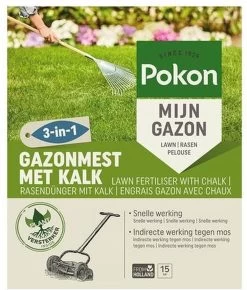 Pokon Gazonmest Met Kalk - 2kg - Mest - Geschikt Voor 30m² - 120 Dagen Voeding -Gardena Winkel 1022x1200 3