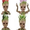 Gift Land® 4 Pack Treeman Baby Groot Bloempot Verjaardagscadeau Voor Haar Hem (Planten Niet Inbegrepen)