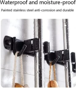 BOTC Bezemhouder - 5 Houders 6 Haken - Gereedschapshouder - Zeflklevend - Bezem Ophangsysteem - Ophanghaken - Tuingereedschap -Gardena Winkel 1043x1200 1