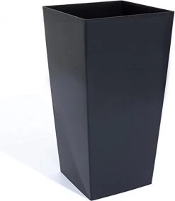 Prosperplast Kunststof Urbi Bloempot/plantenpot Met Binnenpot Antraciet 40 X 40 X 75 Cm - 37/91,5 Liter - Hoge Vierkante Bloempotten -Gardena Winkel 1043x1200 2