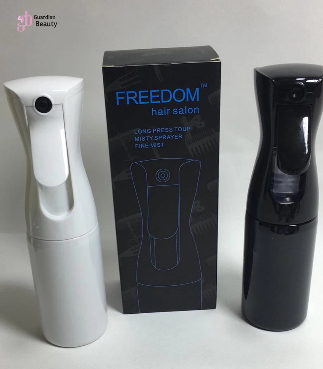 Merkloos Sibel Extreme Mist Verstuiver 160ml Zwart En Wit| Professional Hairdressing Plastic Fine Mist Spray Bottle - 2 Stucks 5 Merkloos Sibel Extreme Mist Verstuiver 160ml Zwart En Wit| Professional Hairdressing Plastic Fine Mist Spray Bottle - 2 Stucks - Afbeelding 5