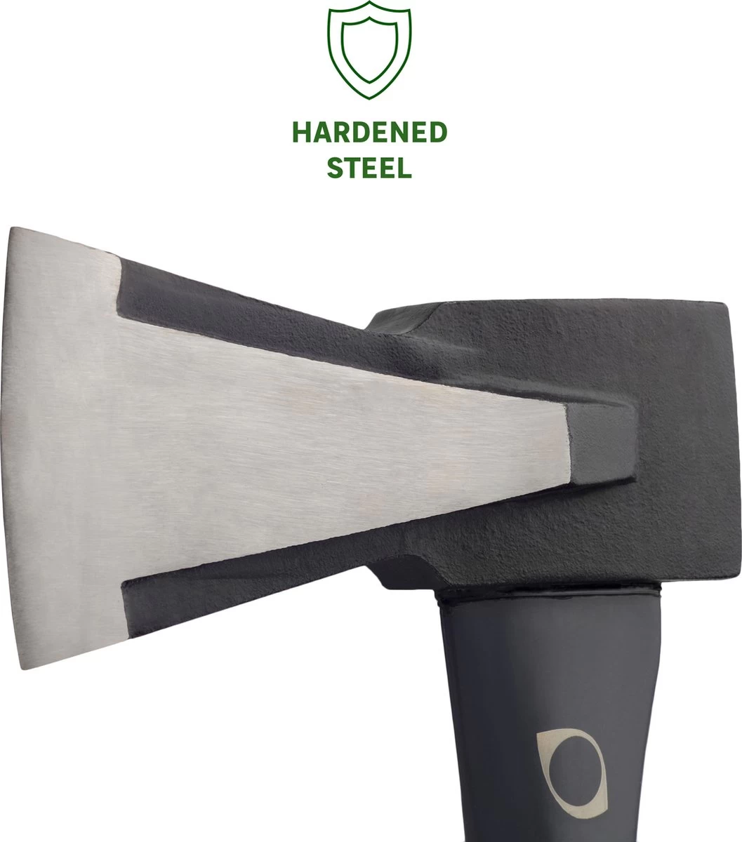 GEOLIA - Bijl - Bijl - Staal - Glasvezelsteel - 3kg Met Een Stalen Kop Van 2,5 Kg - Bijlen - Grote Bijl - Kloofhamer - Kloofbijl - Kloofbijl 4 GEOLIA - Bijl - Bijl - Staal - Glasvezelsteel - 3kg Met Een Stalen Kop Van 2,5 Kg - Bijlen - Grote Bijl - Kloofhamer - Kloofbijl - Kloofbijl - Afbeelding 4