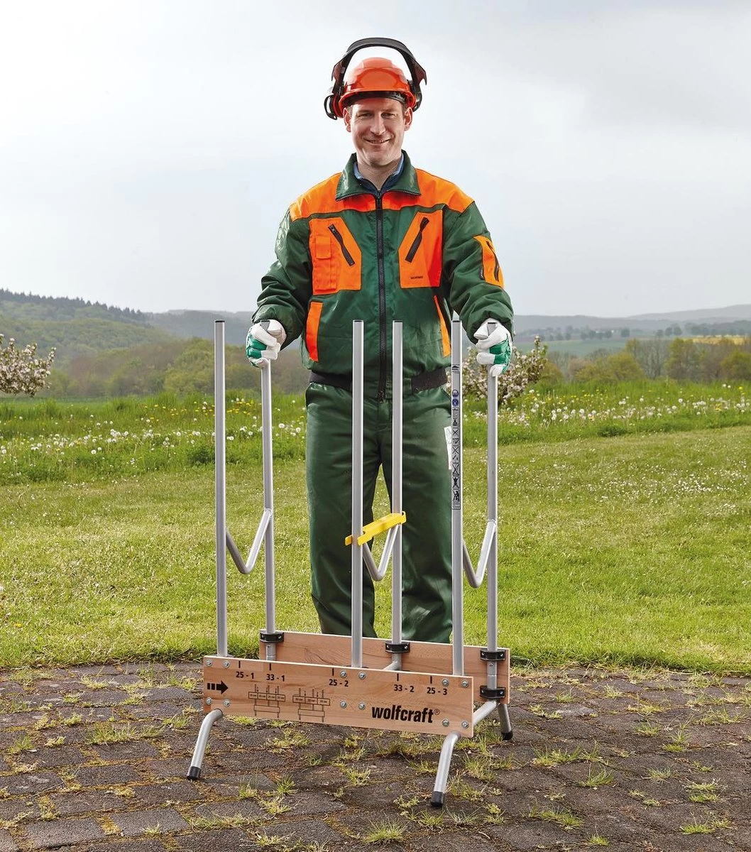 Wolfcraft - Professionele Zaagbok - Voor Kettingzaag - Hout - Opbouwbare, Stabiele Zaagbok Voor Brandhout - 5121000 - 10 JAAR GARANTIE 12 Wolfcraft - Professionele Zaagbok - Voor Kettingzaag - Hout - Opbouwbare, Stabiele Zaagbok Voor Brandhout - 5121000 - 10 JAAR GARANTIE - Afbeelding 12