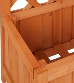 Relaxdays Plantenbak Met Klimrek - Bloembak Trellis - Rankhulp Hout - Voor Klimplanten -Gardena Winkel 1063x1200 4