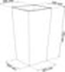 Prosperplast Kunststof Urbi Bloempot/plantenpot Met Binnenpot Antraciet 40 X 40 X 75 Cm - 37/91,5 Liter - Hoge Vierkante Bloempotten -Gardena Winkel 1080x1200 6