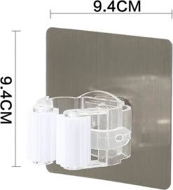 Bezem Houder - Zelfklevend - Zilverkleurig 8 Bezem Houder - Zelfklevend - Zilverkleurig -Gardena Winkel 1095x1200 2