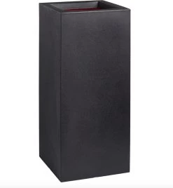 Capi Europe - Bloempot Rechthoek Smooth NL - 36x36x79 - Zwart - Voor Binnen En Buiten - KBL952 -Gardena Winkel 1106x1200 4