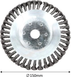 Universele Onkruidborstel Per 5 - 15CM - Max. Toerental 10.000 P/m - Onkruid Verwijderen - Onkruidverwijderaar - Tuingereedschap - Onkruidborstel Bosmaaier - Opzetstuk - SET -Gardena Winkel 1107x1200