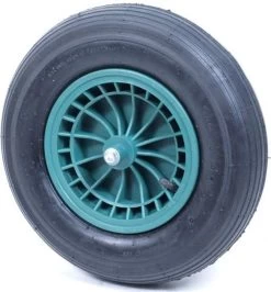 Kruiwagenwiel / Kruiwagenband Met As - Belastbaar Tot 180 Kg