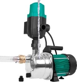 VONROC Hydrofoorpomp / Automatische Pomp - 1000W - 3500l/h - Met Drukschakelaar - Droogloopbeveiliging - Voor Besproeien En Huishoudwater -Gardena Winkel 1120x1200 1