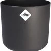 Elho B.for Soft Rond 25 - Bloempot Voor Binnen - Ø 24.7 X H 23.3 Cm - Antraciet