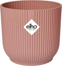 Elho Vibes Fold Rond Wielen 35 - Bloempot Voor Binnen - Ø 34.9 X H 32.4 Cm - Delicaat Roze -Gardena Winkel 1129x1200 4