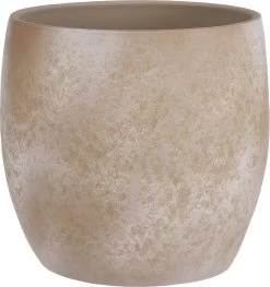 Mica Decorations Lester Bloempot - H31 X Ø33 Cm - Terracotta - Crème -Gardena Winkel 1129x1200 8