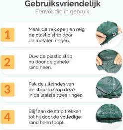 Goliving Tuinafvalzak - Set Van 2- Tuinafvalzakken Opvouwbaar - Tuinzak - Tuinafvalemmer - 2x 280 Liter - Groen -Gardena Winkel 1131x1200