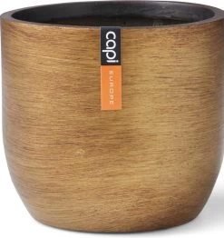 Capi Europe - Bloempot Bol Retro - 14x13 - Goud - Bloempot Voor Binnen - BRTG132 -Gardena Winkel 1131x1200 8