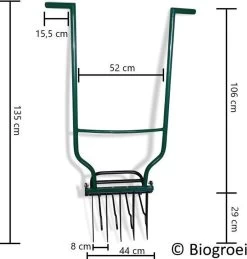 Biogroei® Ergonomische Woelvork - Spitvork - Met Verkruimelaar - Verlucht Je Bodem -Gardena Winkel 1143x1200 5