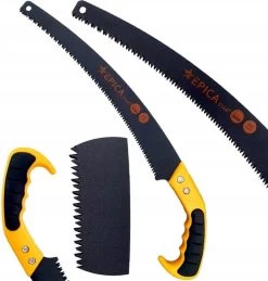 Tuin Handzaag - Takkenzaag - 17 Cm - Geel / Zwart - 350 Mm - Dubbel Gekarteld - Rubberen Handvat - Snoeizaag - Boomzaag - Houtzaag - Handzaag - Tuinieren -Gardena Winkel 1145x1200 1