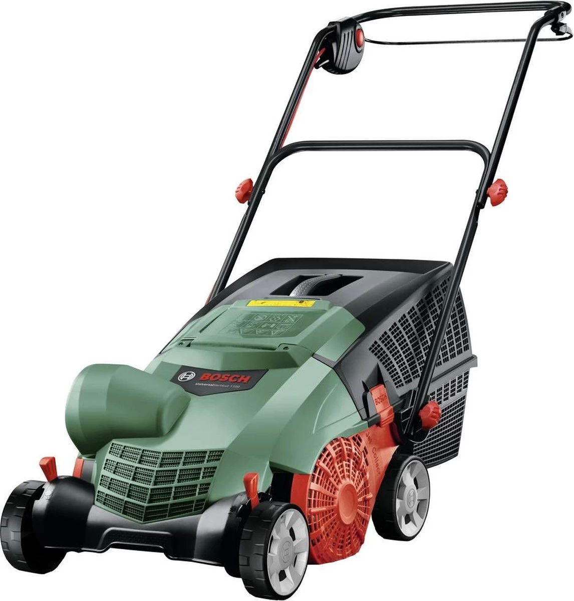 Bosch UniversalVerticut 1100 Verticuteermachine - Op Snoer - 1100 W - 32 Cm Maaibreedte - Met 50 Liter Opvangbak 1 Bosch UniversalVerticut 1100 Verticuteermachine - Op Snoer - 1100 W - 32 Cm Maaibreedte - Met 50 Liter Opvangbak