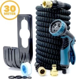 Complete Set Tuinslang Van 30 Meter Met Flexibel Ontwerp – Sproeikop Met 9 Standen – Licht In Gewicht & Makkelijk Opbergen – Uitrekbare Slang - -Gardena Winkel 1149x1200 5