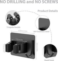 BOTC Bezemhouder - 4 Stuks - RVS - Bezem Ophangsysteem - Bezem Houder - Tuingereedschap - Zwart -Gardena Winkel 1153x1200 3