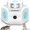 Dynabright Verjager® Muizenverjager - Ultrasone Verjager - Ultrasonische Ongedierte Verjager - 360 Graden & 4 Modi - Insecten Bestrijden - Pest Repeller - Oplaadbaar - PRO Versie