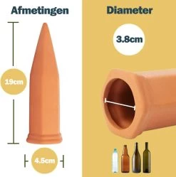 Bloomin Waterdruppelaar Van Terracotta - Waterdruppelaar Voor Planten - Druppelsysteem - Irrigatiesysteem - Watergeefsysteem - Bewateringssysteem - 8 Stuks -Gardena Winkel 1188x1200 9
