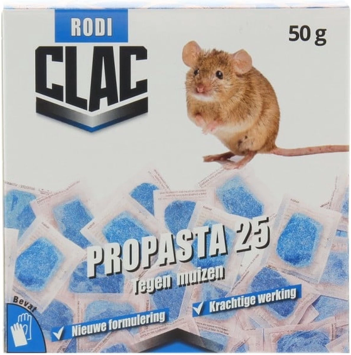 Muizengif CLAC PROPASTA-25 TEGEN MUIZEN 5X10G(beste Keus) 2 Muizengif CLAC PROPASTA-25 TEGEN MUIZEN 5X10G(beste Keus) - Afbeelding 2