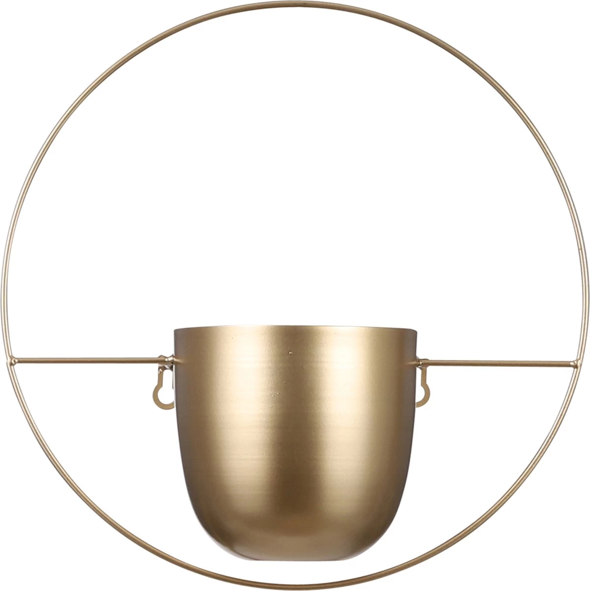 Mica Decorations Dexter Bloempot Wand - L34 X B14 X H34 Cm - Goud 1 Mica Decorations Dexter Bloempot Wand - L34 X B14 X H34 Cm - Goud