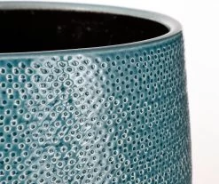 Mica Decorations Gabriel Bloempot - H20 X Ø25 Cm - Keramiek - Blauw -Gardena Winkel 1200x1005 1