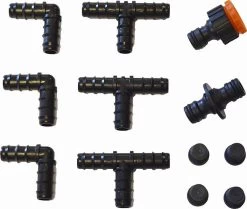 Meisterhome ® - 30 Meter - Druppelslang - Druppelsystemen - Zweetslang - Bewatering - Bewateringssysteem - Druppelsysteem - Irrigatie Set - 70% Waterbesparing - Druppelaars - Tuin, Gras, Planten - Met 38 Hulpstukken Voor Vast Zetten En Verlengen -Gardena Winkel 1200x1014 2