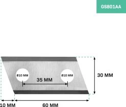 VONROC Hakselaar Messen – Voor GS502AC Hakselaar / Shredder – 2 St. Hakselaar Vervangingsmessen -Gardena Winkel 1200x1015