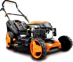FUXTEC Grasmaaier Benzine - 46cm - Zelfrijdend / Zelftrekkend / Achterwielaandrijving - Mulchfunctie - Opvangbak 50L - FX-RM4646 -Gardena Winkel 1200x1022 1