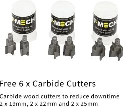 T-Mech Slotkast Frees – Freesmal Deurslot - Inclusief 6 Hardmetalen Frezen - 43 Cm H X 20 Cm B X 15 Cm D - Nauwkeurige Frees In 5 Minuten -Gardena Winkel 1200x1039 2