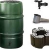 Regenton Voordeelset | Harcostar 227liter Groen + Standaard + Vulautomaat.