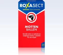 Roxasect Mottenballen - Insectenbestrijding - 20 Stuks -Gardena Winkel 1200x1045 3