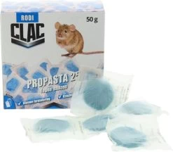 Muizengif CLAC PROPASTA-25 TEGEN MUIZEN 5X10G(beste Keus)