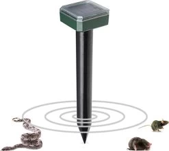 Merkloos Solar Mollenverjager - Mollenbestrijding Ultrasoon Geluid Op Zonne-Energie - Mollen Bestrijding - Mollenval -Gardena Winkel 1200x1067 6