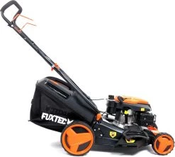 FUXTEC Grasmaaier Benzine - 46cm - Zelfrijdend / Zelftrekkend / Achterwielaandrijving - Mulchfunctie - Opvangbak 50L - FX-RM4646 -Gardena Winkel 1200x1074