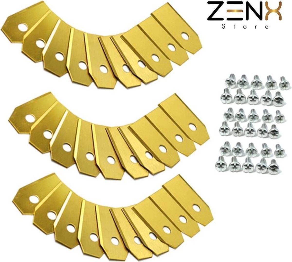 Titanium Robot Grasmaaier Mesjes Voor Husqvarna Automower, Gardena Robotmaaiers 1 Titanium Robot Grasmaaier Mesjes Voor Husqvarna Automower, Gardena Robotmaaiers