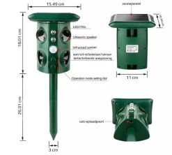 Valhalla NL - Kattenverjager - Ongedierte Verjager - Outdoor - Kunststof - Groen - 16x13x11 Cm -Gardena Winkel 1200x1078 4