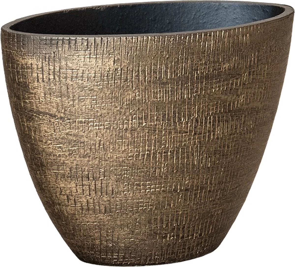 Merkloos Planter Ryan Shiny Gold 33 Cm Ovale Gouden Bloempot Voor Binnen Ovaal 1 Merkloos Planter Ryan Shiny Gold 33 Cm Ovale Gouden Bloempot Voor Binnen Ovaal