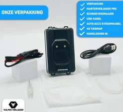 Vulpes Verjager® Marterverjager - Ongedierteverjager - Multifunctionele Set Binnen & Buiten - Batterijen, 12V & Auto Accu - Marters, Muizen & Ratten - Steenmarter Verjager PRO - Incl. E-Book -Gardena Winkel 1200x1100 5