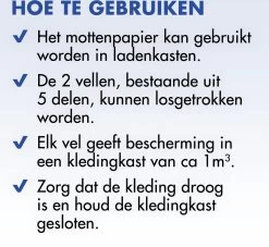 Roxasect Mottenpapier - Insectenbestrijding - 2 Stuks 20 Roxasect Mottenpapier - Insectenbestrijding - 2 Stuks -Gardena Winkel 1200x1102 5