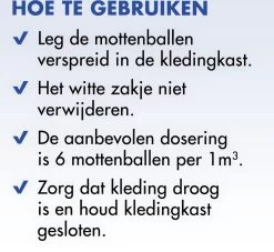 Roxasect Mottenballen - Insectenbestrijding - 20 Stuks -Gardena Winkel 1200x1102 7