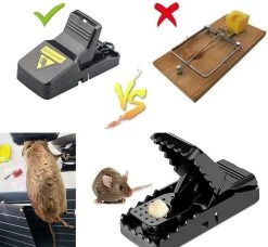IGOODS Diervriendelijke Muizenval - Rattenval Voor Ongedierte - Muizenval Herbruikbaar - Voor Binnen En Buiten - Muizenklem - Mouse Trap - 6 STUKS -Gardena Winkel 1200x1106 2