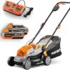 FUXTEC Grasmaaier Accu 40V (2x 20V) - Set Met Batterij (2x 2Ah) En Lader (2.4A Dubbellader)