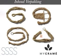 4 Stuks Luxe Jute Plantenhangers - Boho Handgeweven Katoen Hangpot Voor Binnen/Buiten - Hangende Bloempot Met Kralen - Macramé Touw/Koord Hangplant Houder - Bohemian Wandhanger Decoratie - Plant Hanger - Verticale Tuin Bloempothouder Planthanger -Gardena Winkel 1200x1111 8