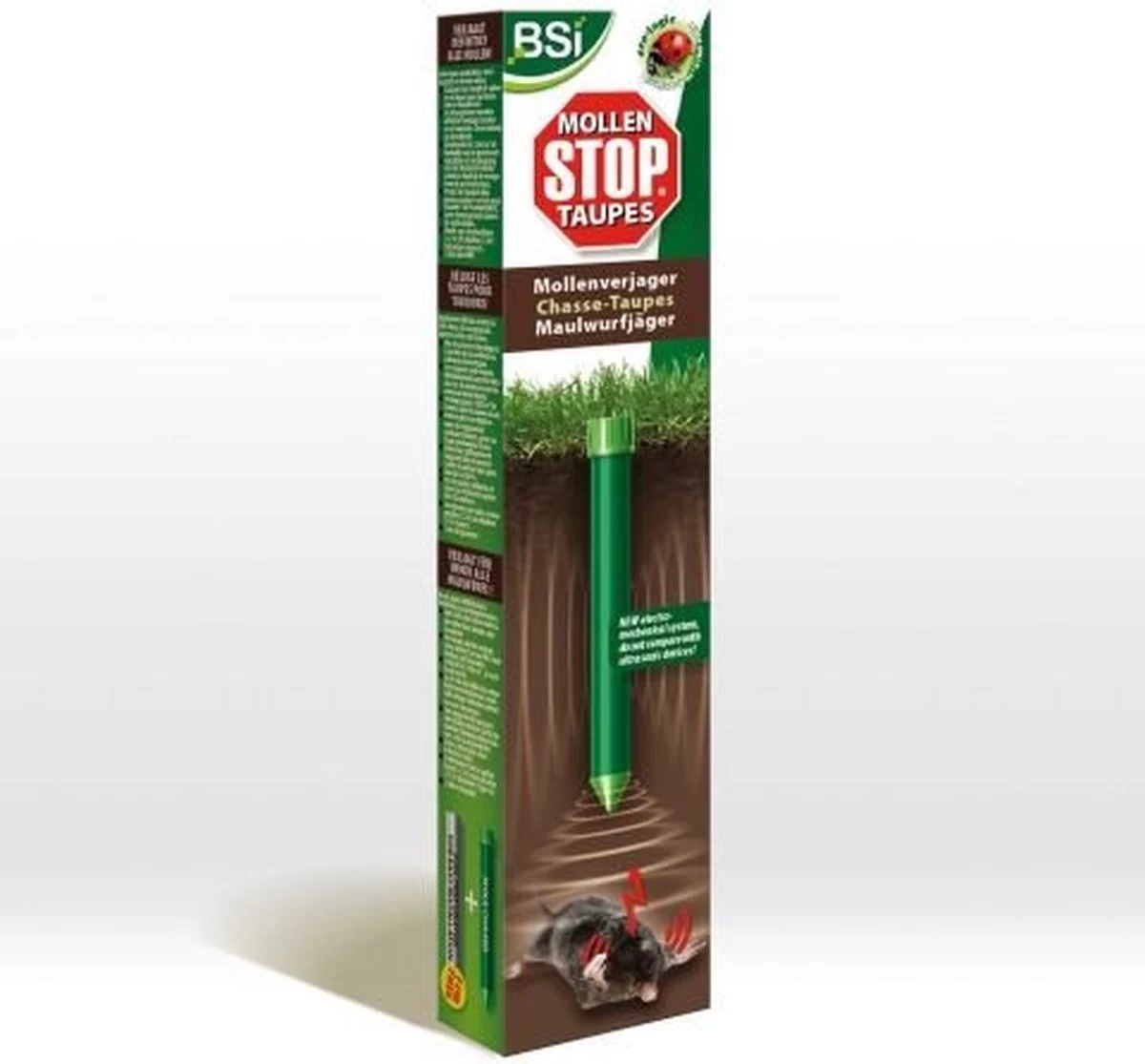 Merkloos BSI Mollenverjager Extra Sterk Op Batterijen | Mollen Stop 4 Merkloos BSI Mollenverjager Extra Sterk Op Batterijen | Mollen Stop - Afbeelding 4