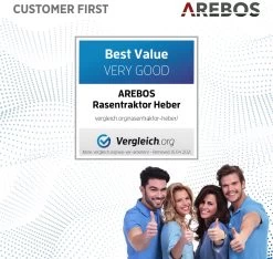 AREBOS Zitmaaierkrik Zitmaaier Kriksysteem Krik Hijstoestel Reinigingshulp 400kg -Gardena Winkel 1200x1135 2